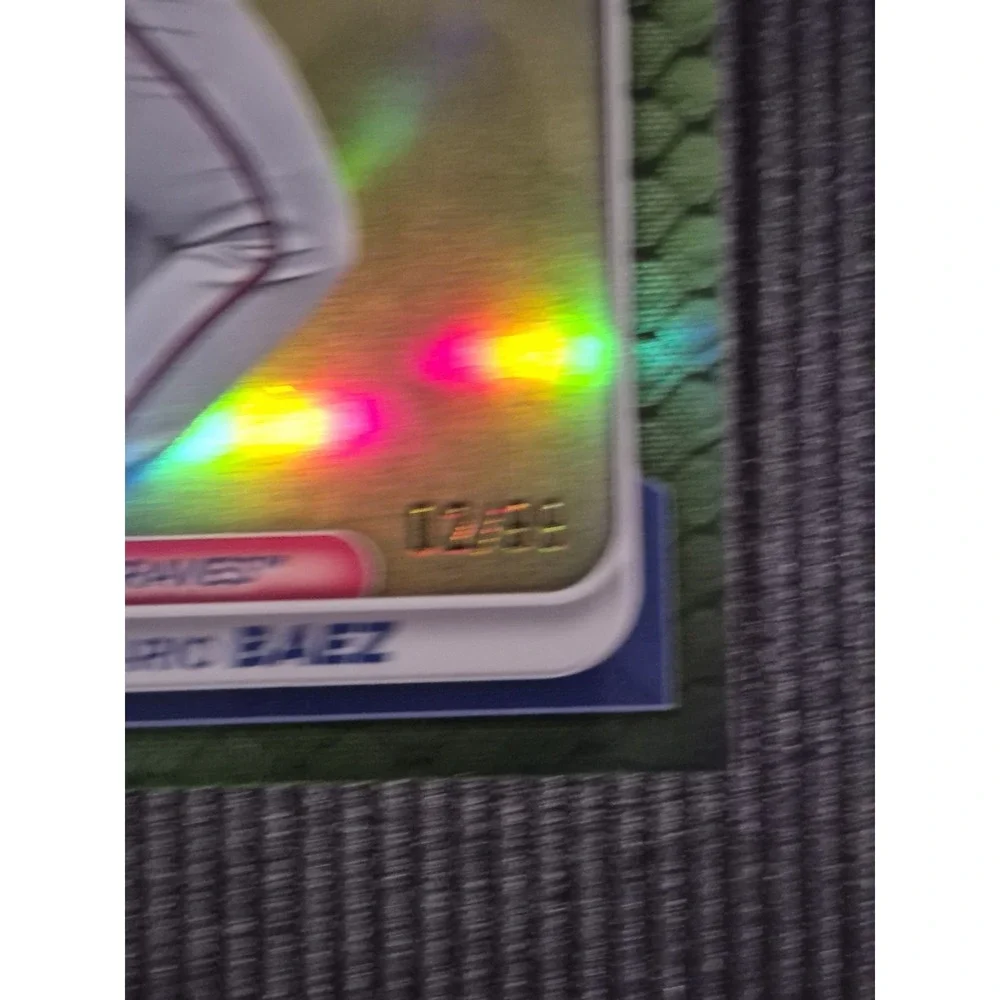 2024 Bowman Chrome Mario Baez #BCP-153 Reptilian Green Refractor /99 ATL Braves